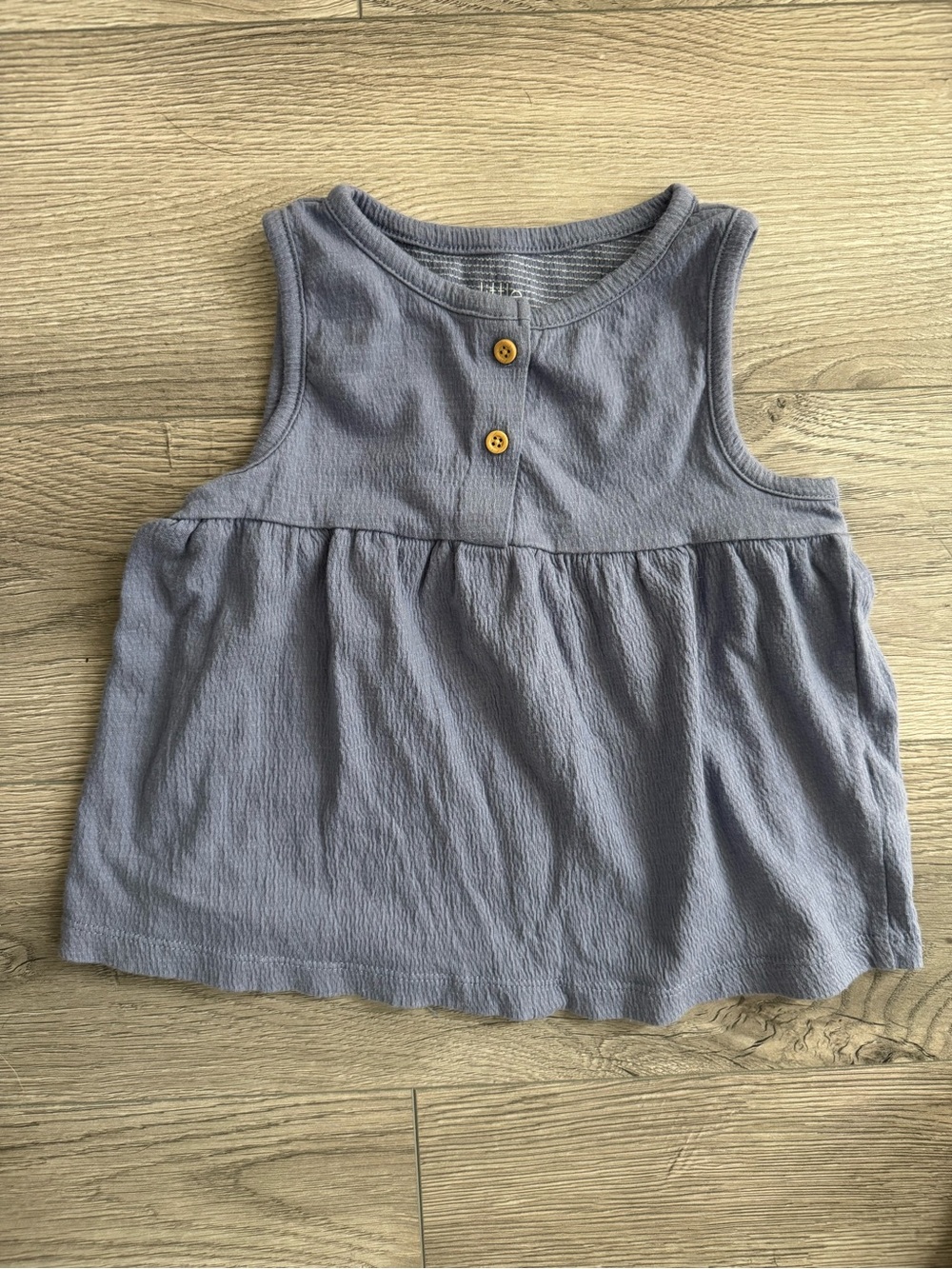 Blue Sleeveless Tank Top for Kids